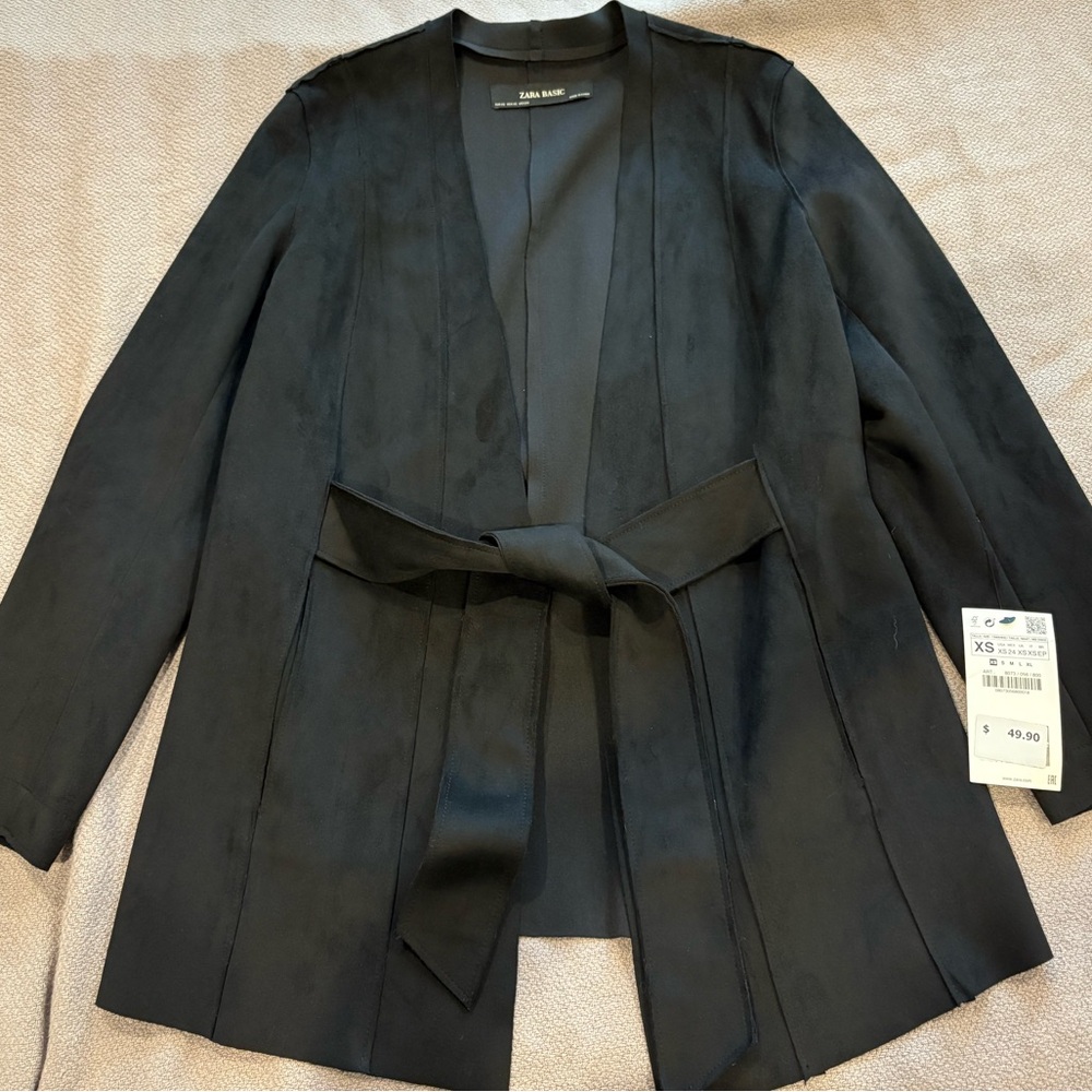Zara Basic Sleek Black Jacket